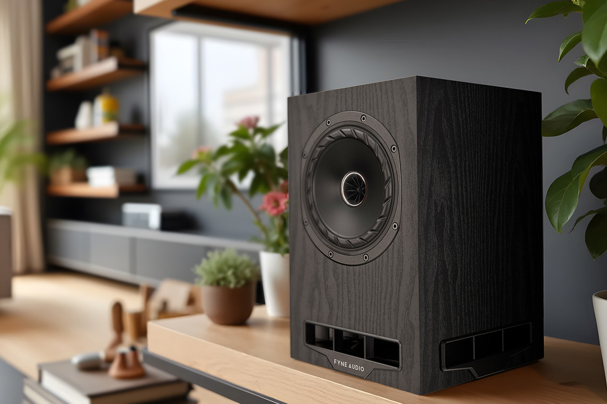 Fyne Audio F5E Black Ash - kolumny podstawkowe