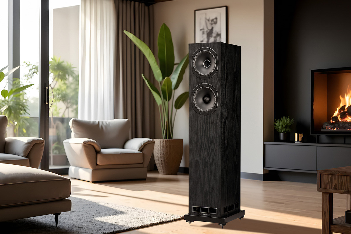 Fyne Audio F501E Black Ash - kolumny podłogowe