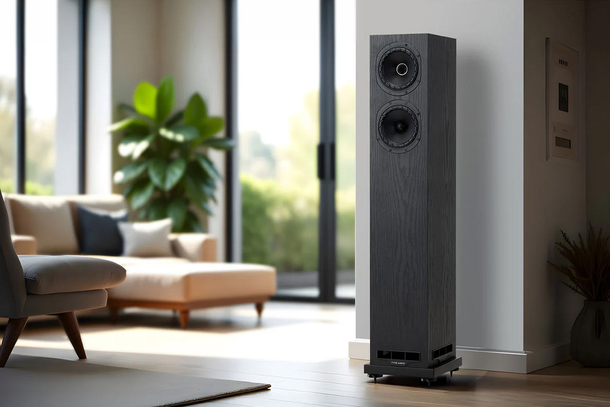 Fyne Audio F55E Black Ash - kolumny podłogowe