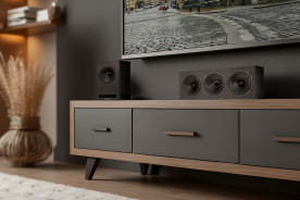 Fyne Audio F5E LCR Black Ash - kolumna centralna/ścienna typu LCR