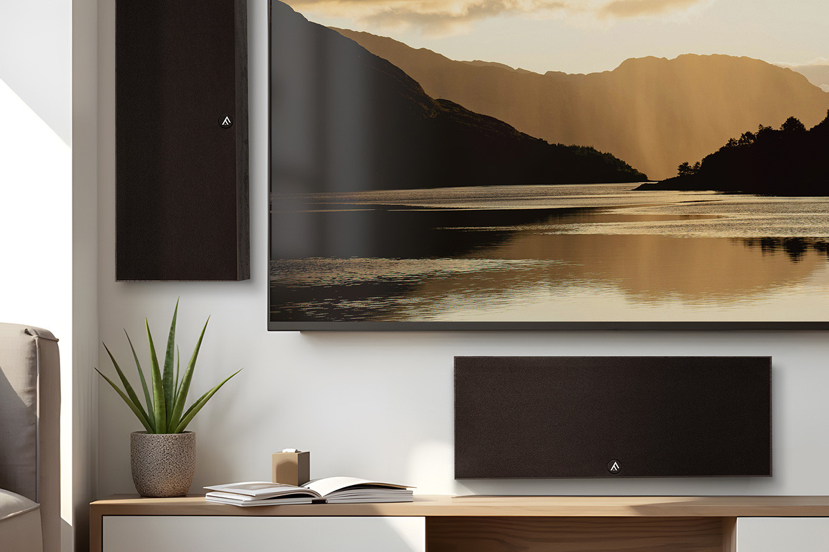 Fyne Audio F502E LCR Black Ash - kolumna centralna/ścienna typu LCR