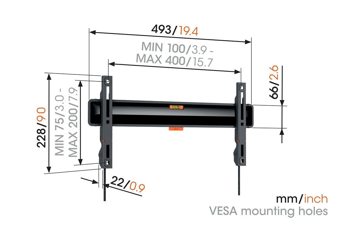 Vogel's TVM 3405 SP | OLED - uchwyt ścienny do TV (32-77 cali)