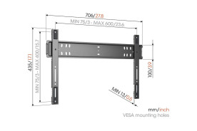 Vogel's TVM 5705 - uchwyt ścienny do TV (40-110 cali)