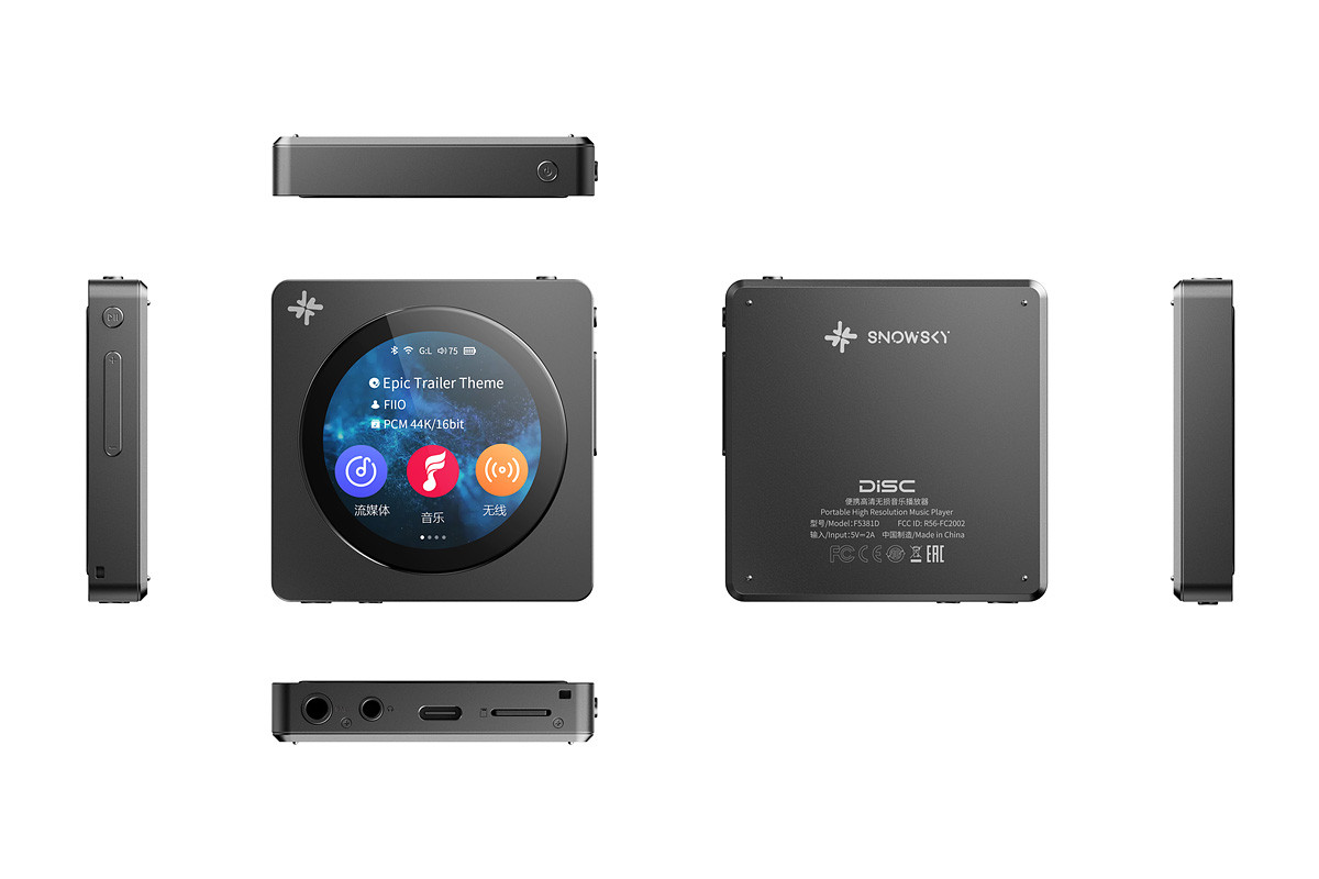 FiiO Snowsky DISC Black - przenośny odtwarzacz audio
