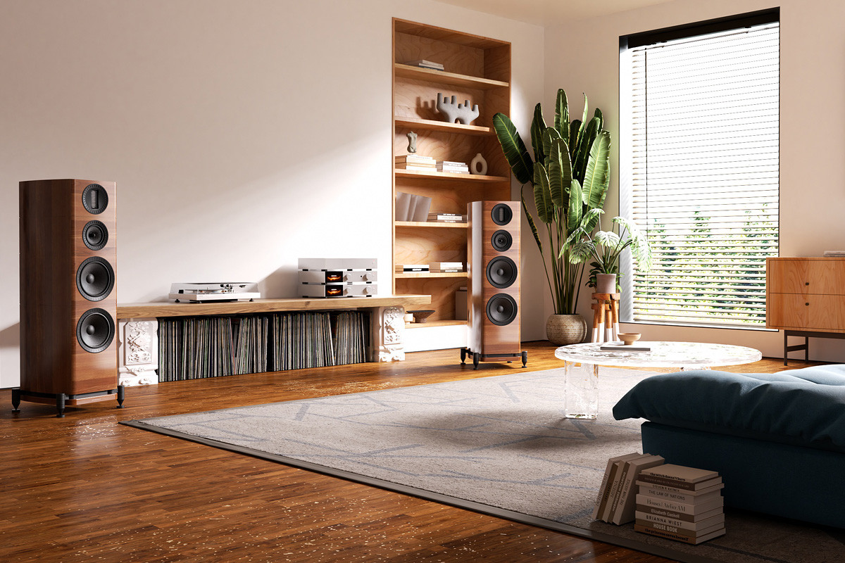 Wharfedale Elysian 4R Walnut High Gloss - kolumny podłogowe