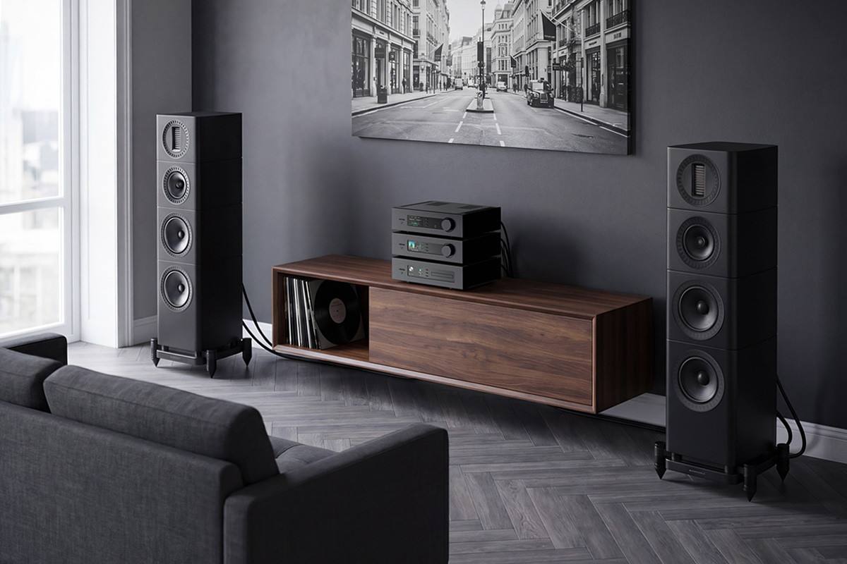 Wharfedale Elysian 3R Matte Black - kolumny podłogowe