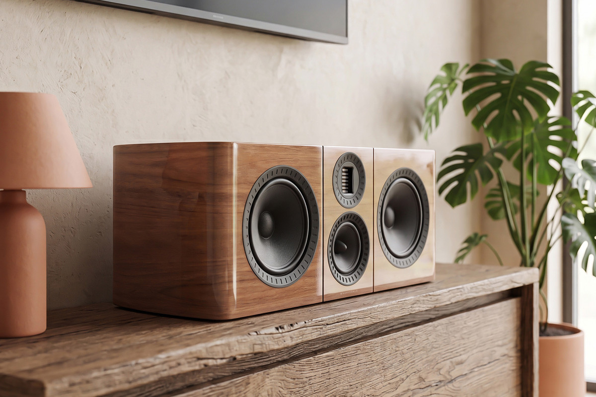 Wharfedale Elysian CR Walnut High Gloss - kolumna centralna