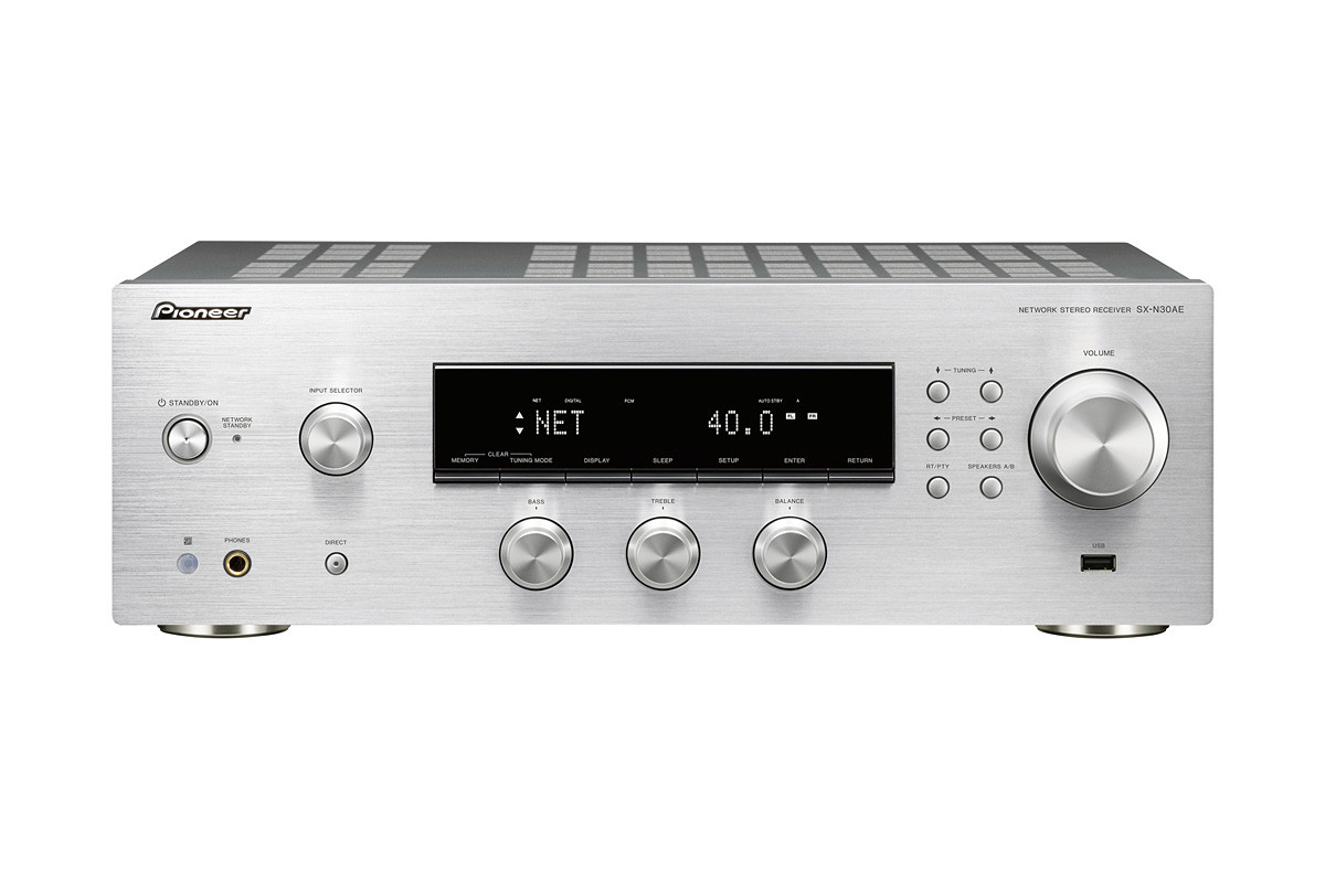 Pioneer SX-N30AE Silver - amplituner stereo