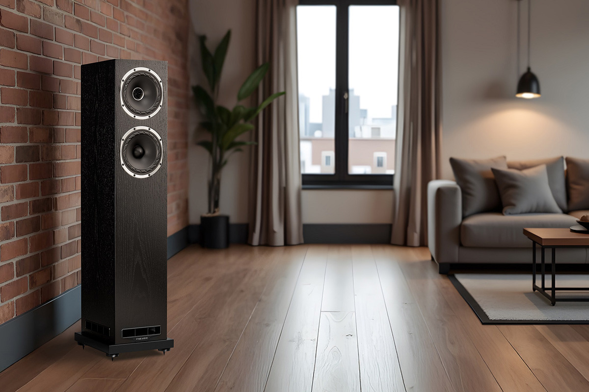 Fyne Audio F501S Natural Walnut - kolumny podłogowe