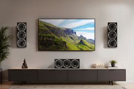 Fyne Audio F500S LCR Black Oak - kolumna centralna/ścienna typu LCR