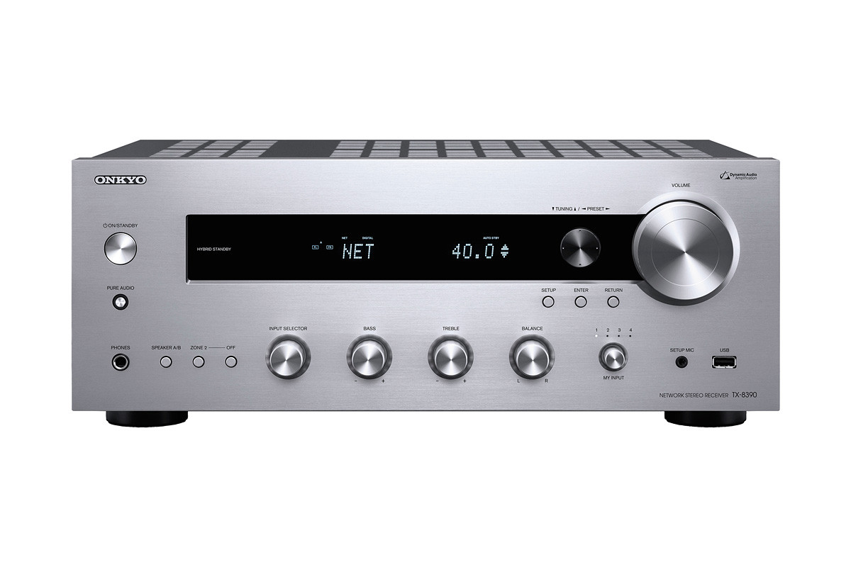 Onkyo TX-8390 Silver - amplituner stereo