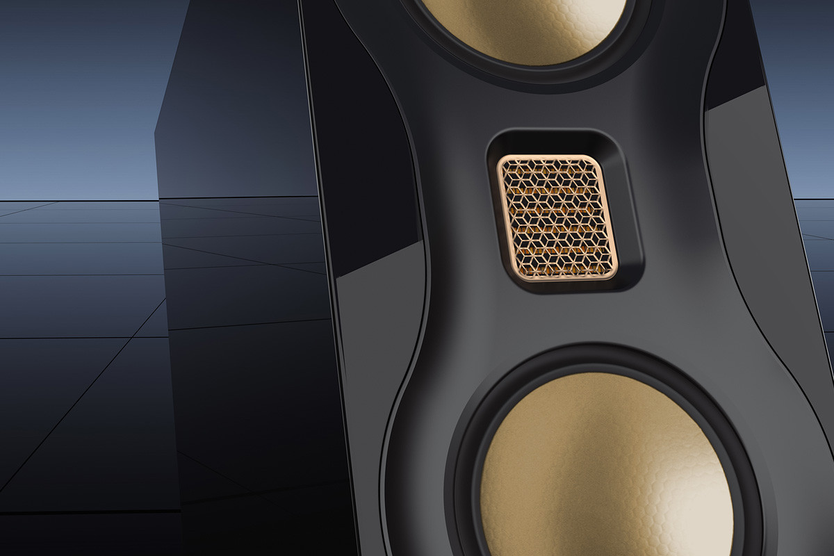 Monitor Audio Studio 89 High Gloss White - kolumny podstawkowe