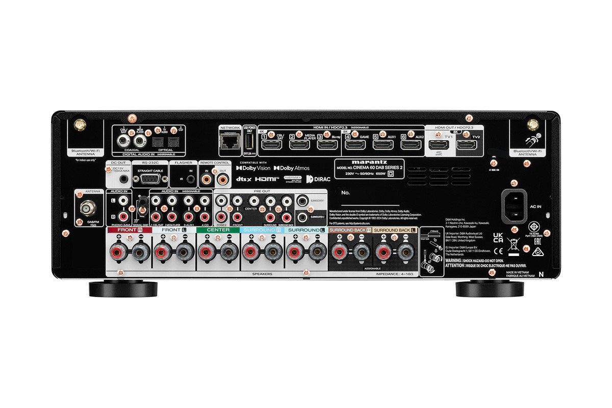 Marantz CINEMA 60 DAB S2 Black - amplituner wielokanałowy