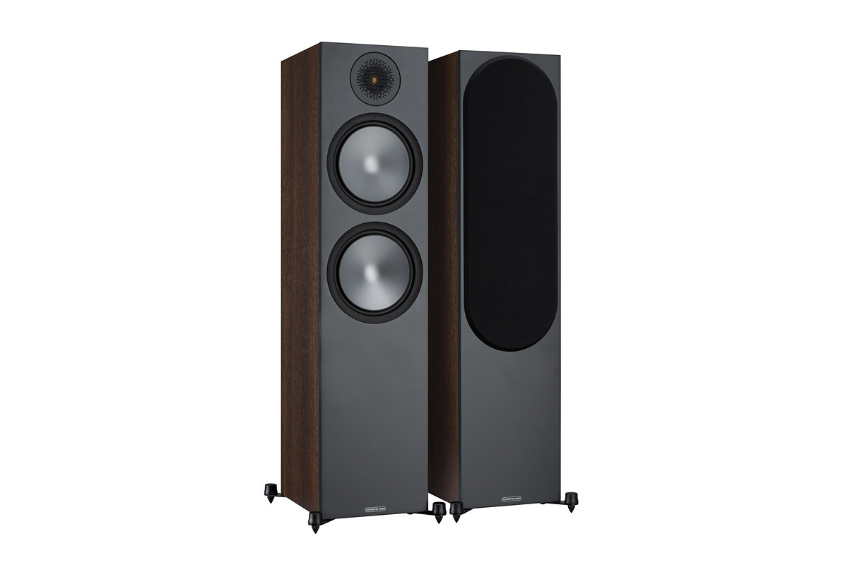 Monitor Audio Bronze 500 Walnut - kolumny podłogowe