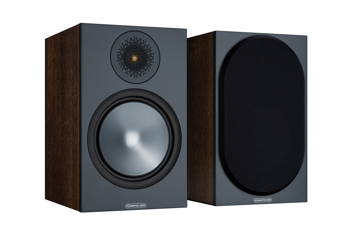 Monitor Audio Bronze 100 Walnut - kolumny podstawkowe