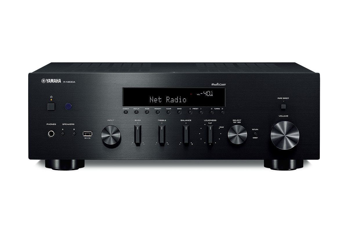 Yamaha R-N600A Black - amplituner stereo