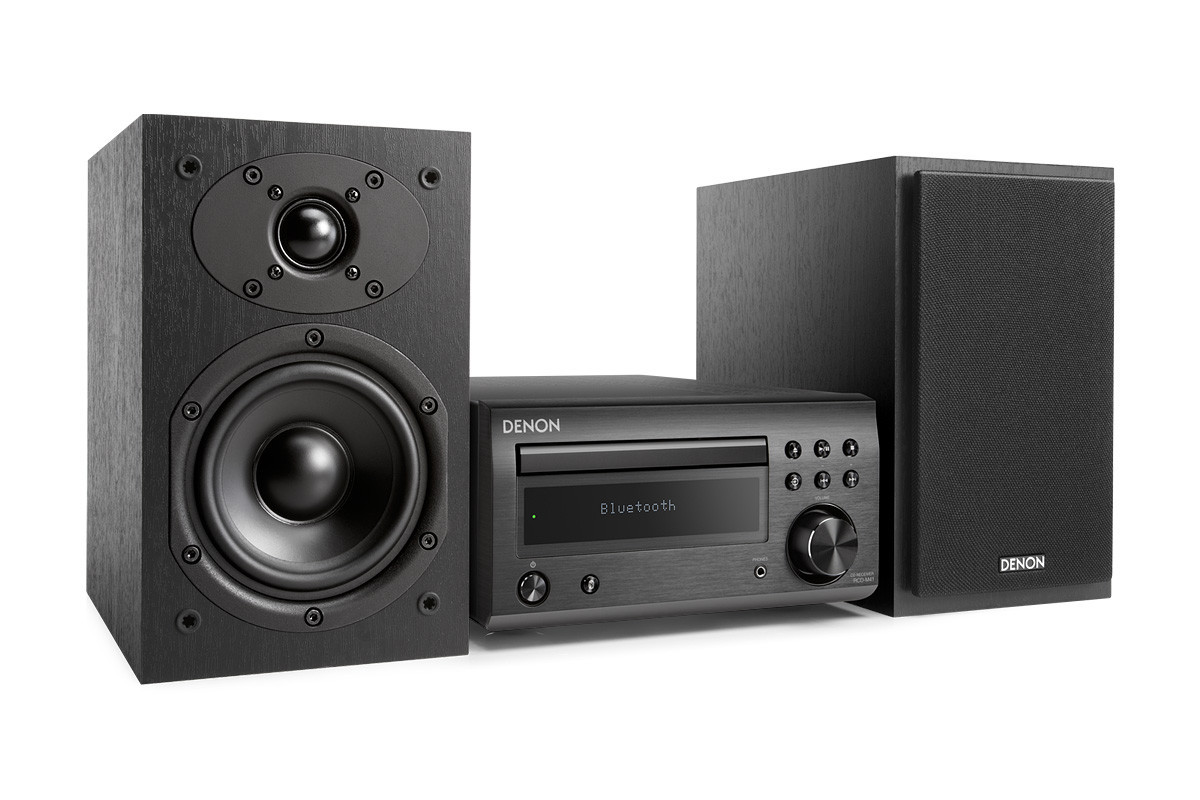 Denon D-M41 Black - mini system audio z odtwarzaczem CD