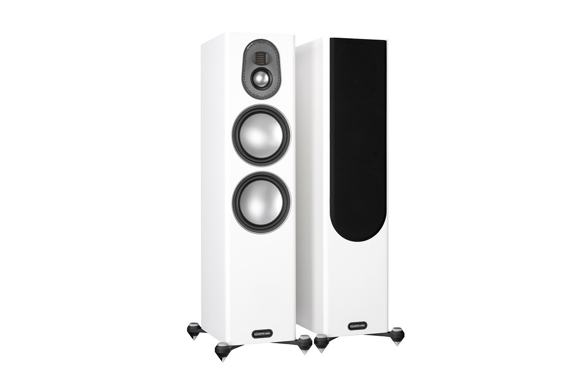 Monitor Audio Gold 300 Satin White - kolumny podłogowe