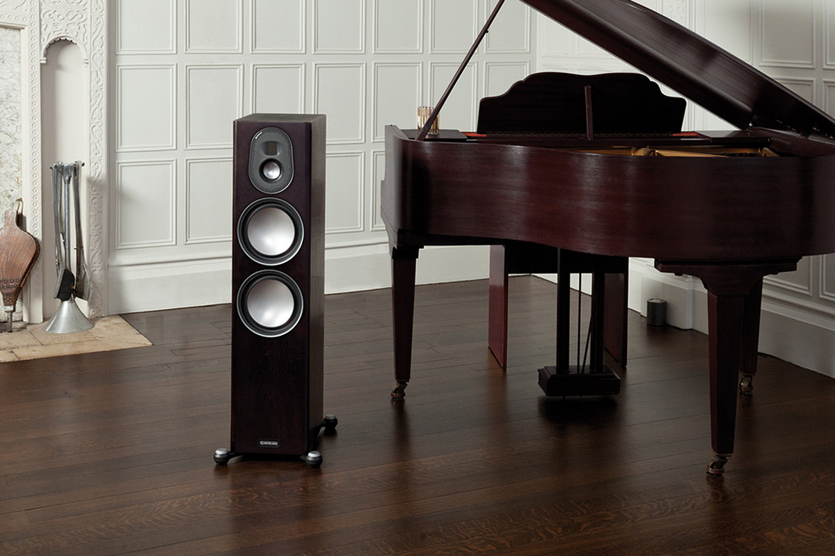 Monitor Audio Gold 300 Dark Walnut - kolumny podłogowe