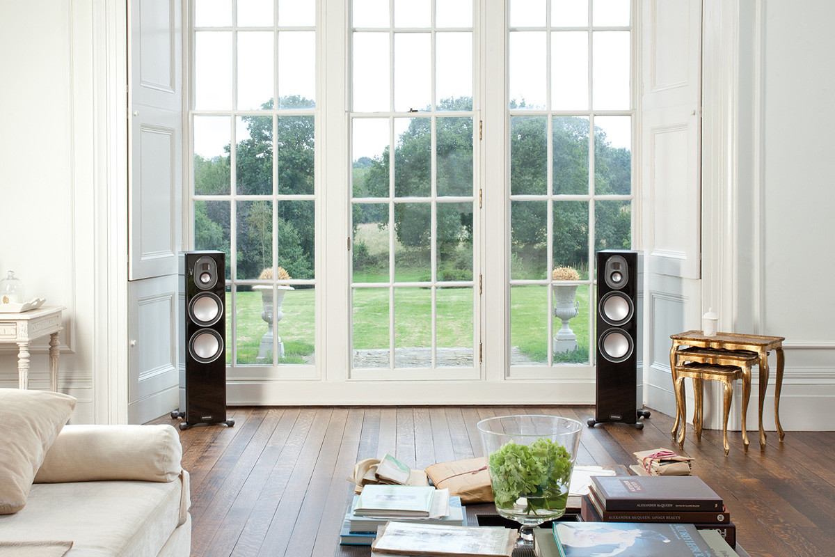 Monitor Audio Gold 300 Piano Ebony - kolumny podłogowe