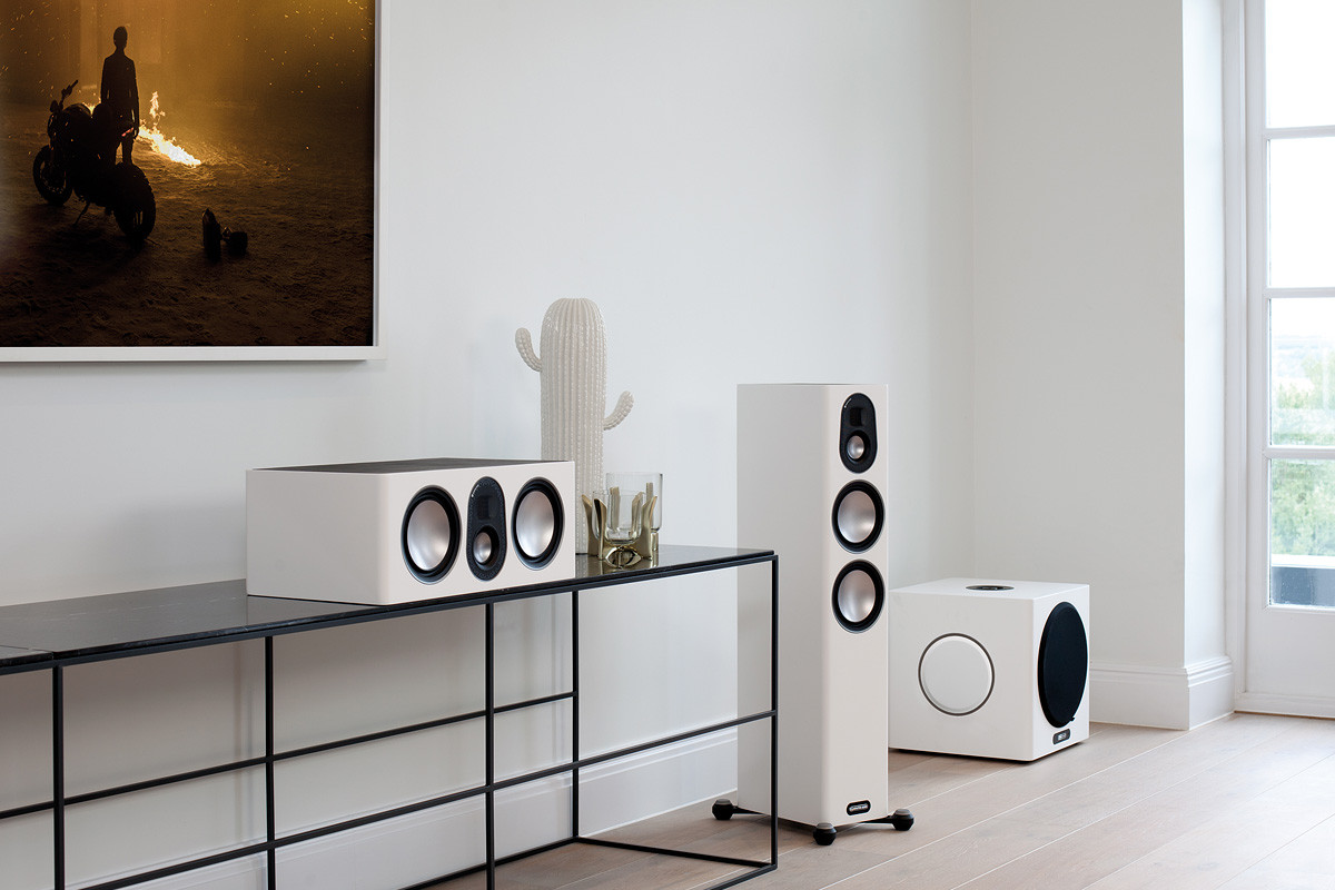 Monitor Audio Gold W12 Piano Gloss Black - subwoofer aktywny