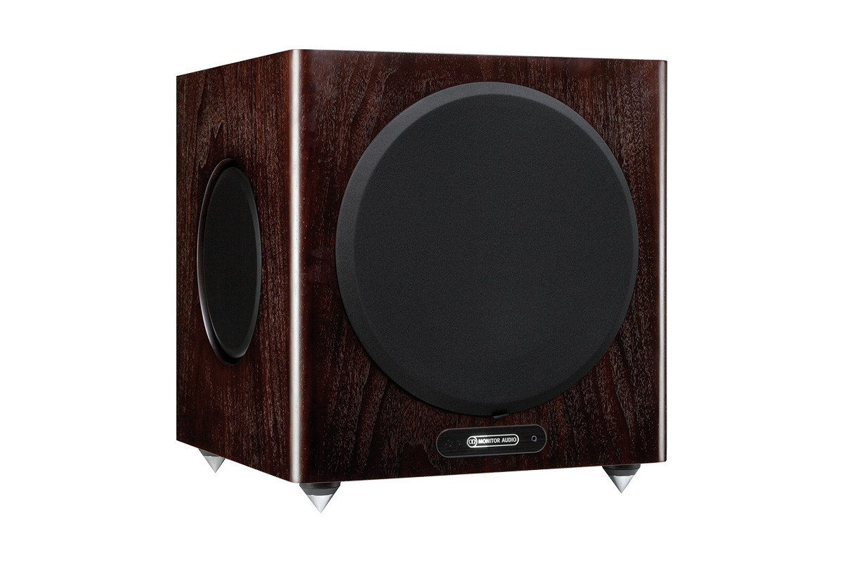 Monitor Audio Gold W12 Dark Walnut - subwoofer aktywny