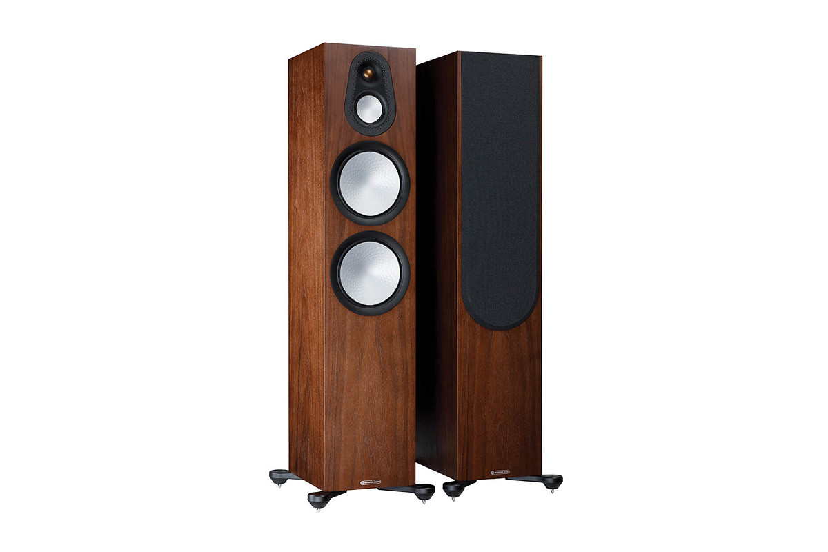 Monitor Audio Silver 500 7G Walnut - kolumny podłogowe