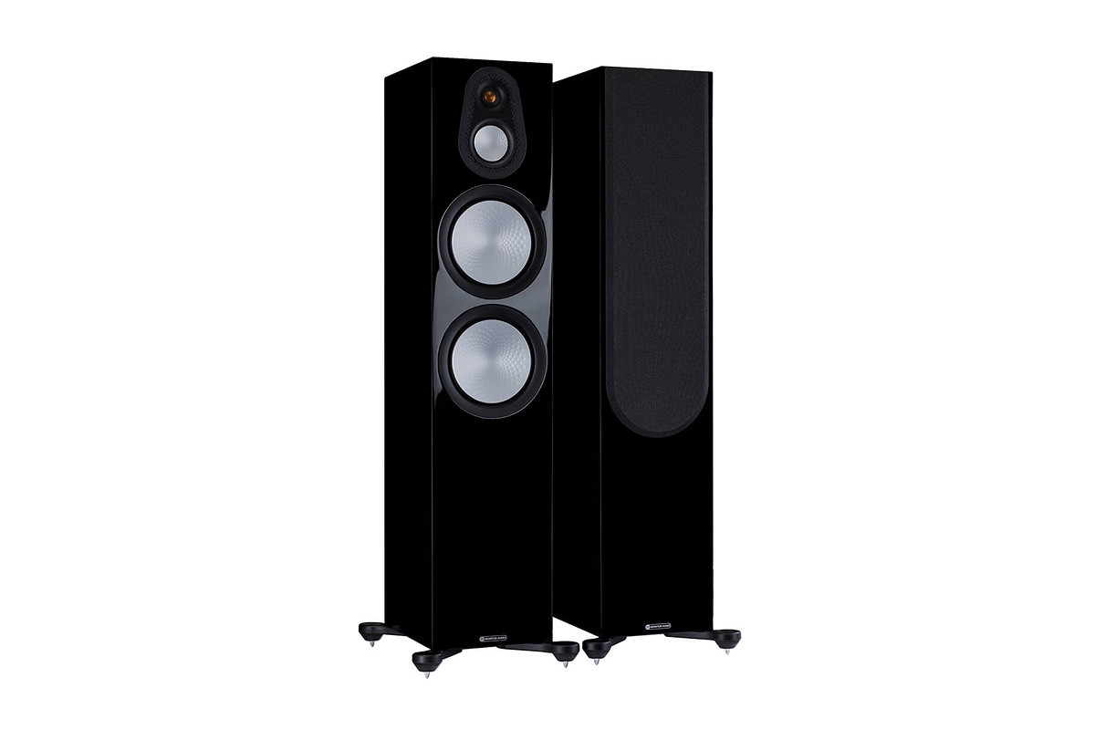 Monitor Audio Silver 500 7G High Gloss Black - kolumny podłogowe