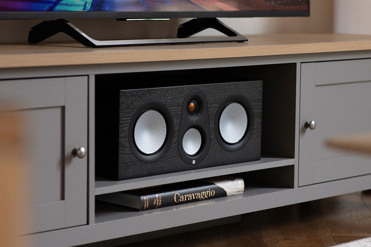 Monitor Audio Silver C250 7G Walnut - kolumna centralna