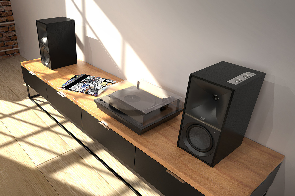 Klipsch The Sevens Matte Black - kolumny aktywne Klipsch The Sevens Matte Black - kolumny aktywne