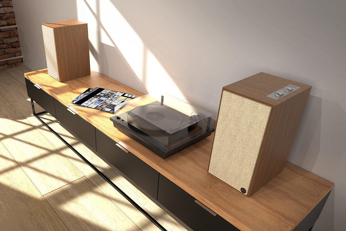 Klipsch The Sevens Matte Black - kolumny aktywne Klipsch The Sevens Matte Black - kolumny aktywne