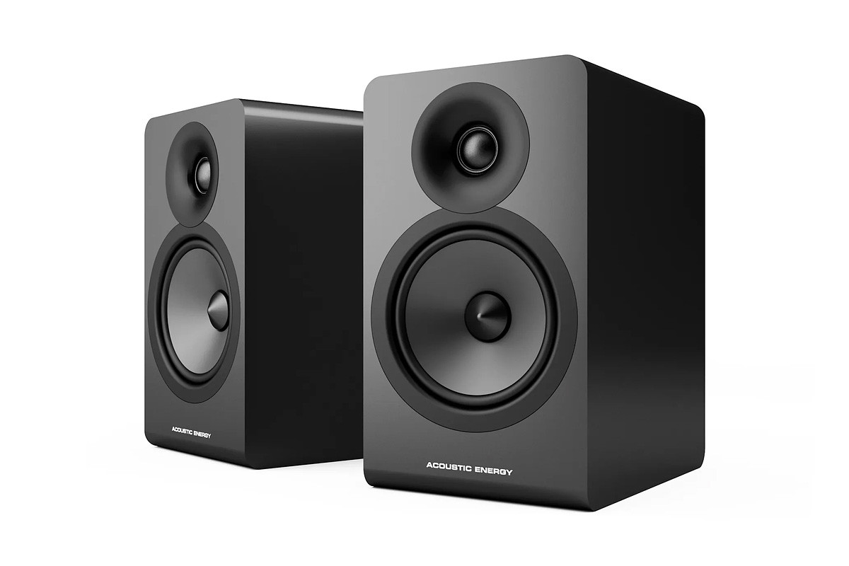 Acoustic Energy AE100² Satin Black - kolumny podstawkowe