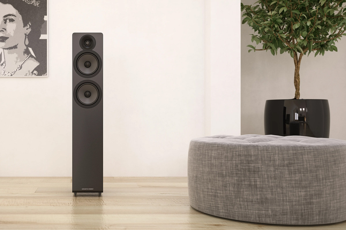 Acoustic Energy AE109² Satin Black - kolumny podłogowe