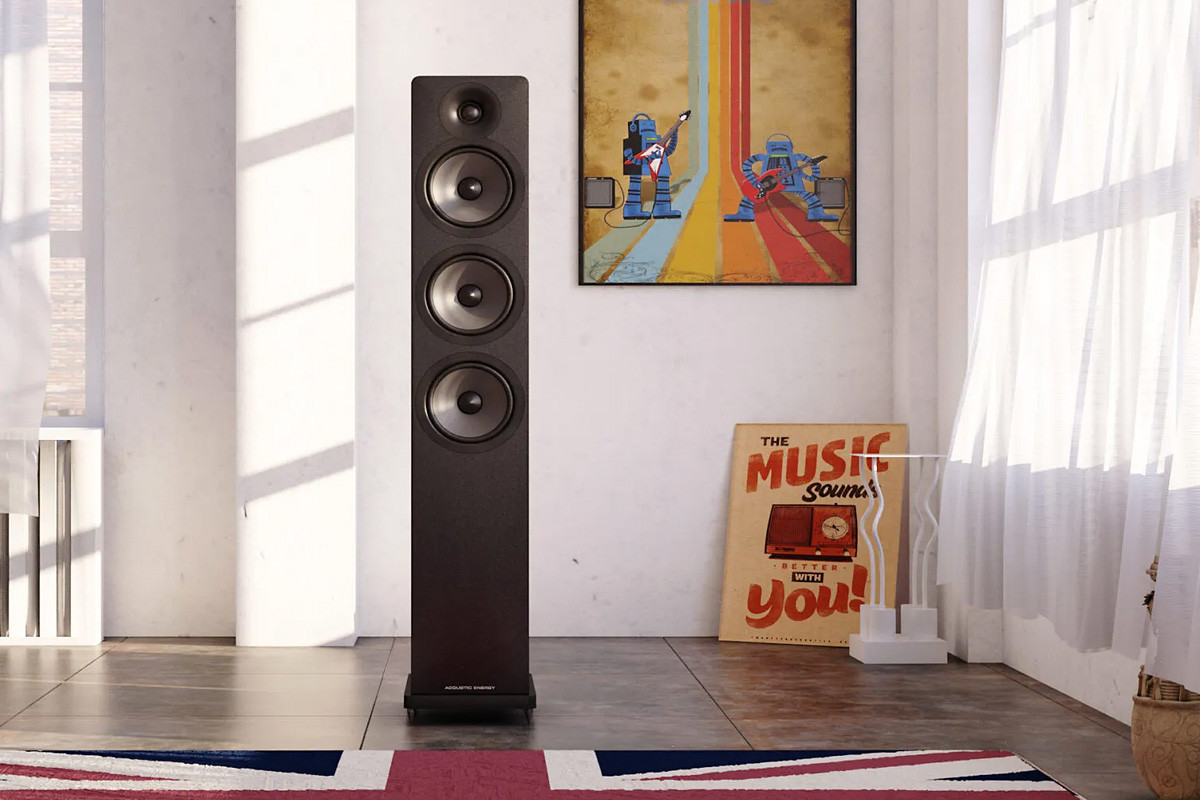 Acoustic Energy AE120² Walnut - kolumny podłogowe