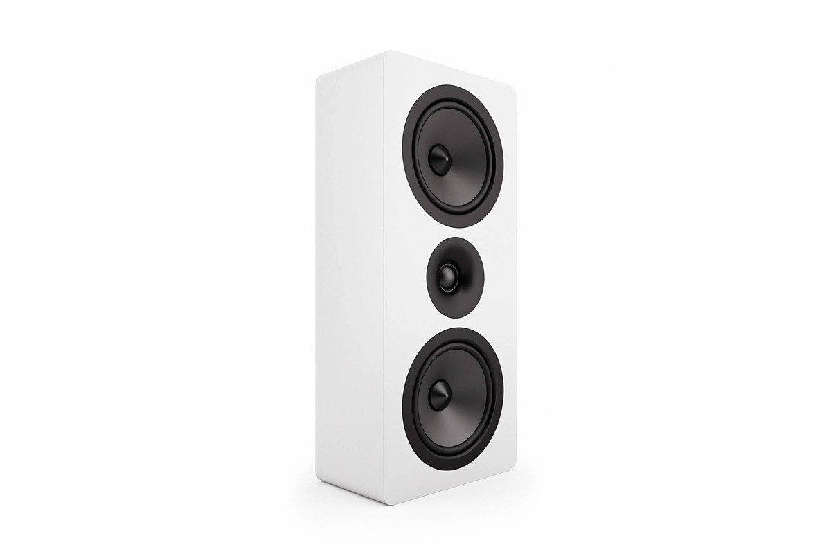 Acoustic Energy AE105 Satin White - kolumna ścienna