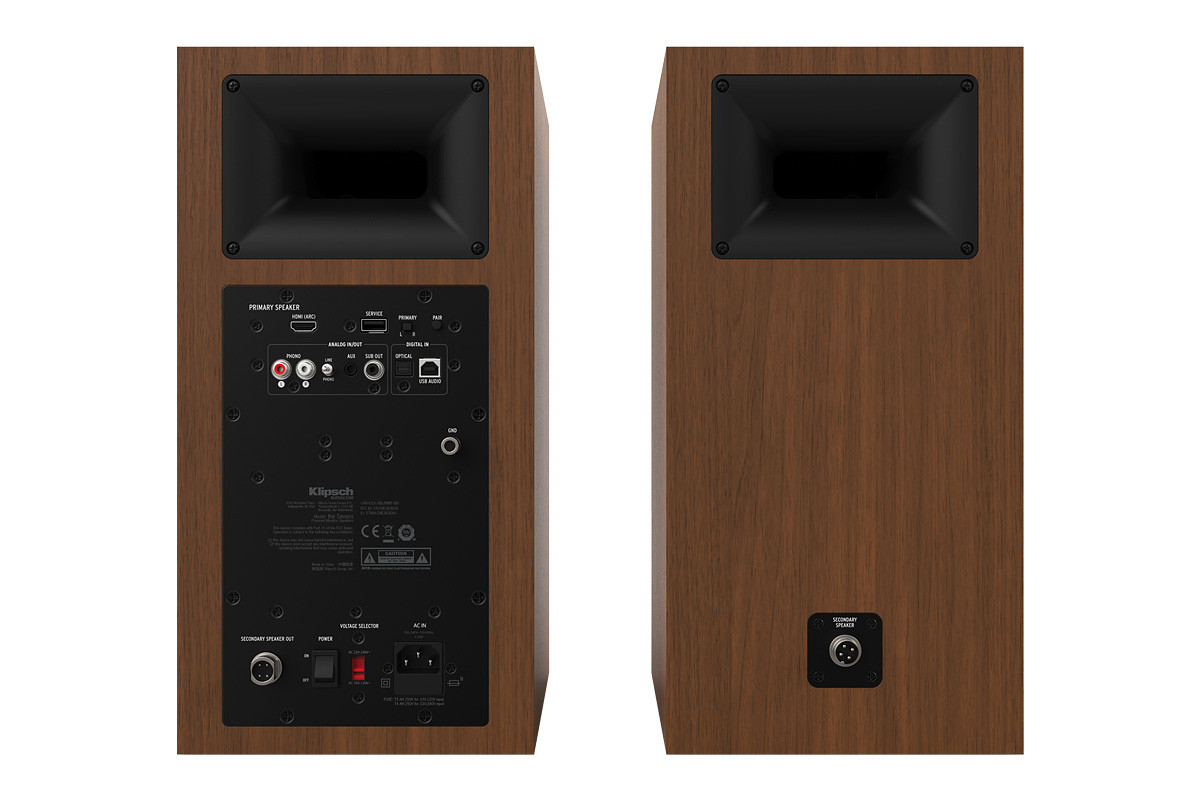 Klipsch The Sevens Walnut - kolumny aktywne Klipsch The Sevens Walnut - kolumny aktywne