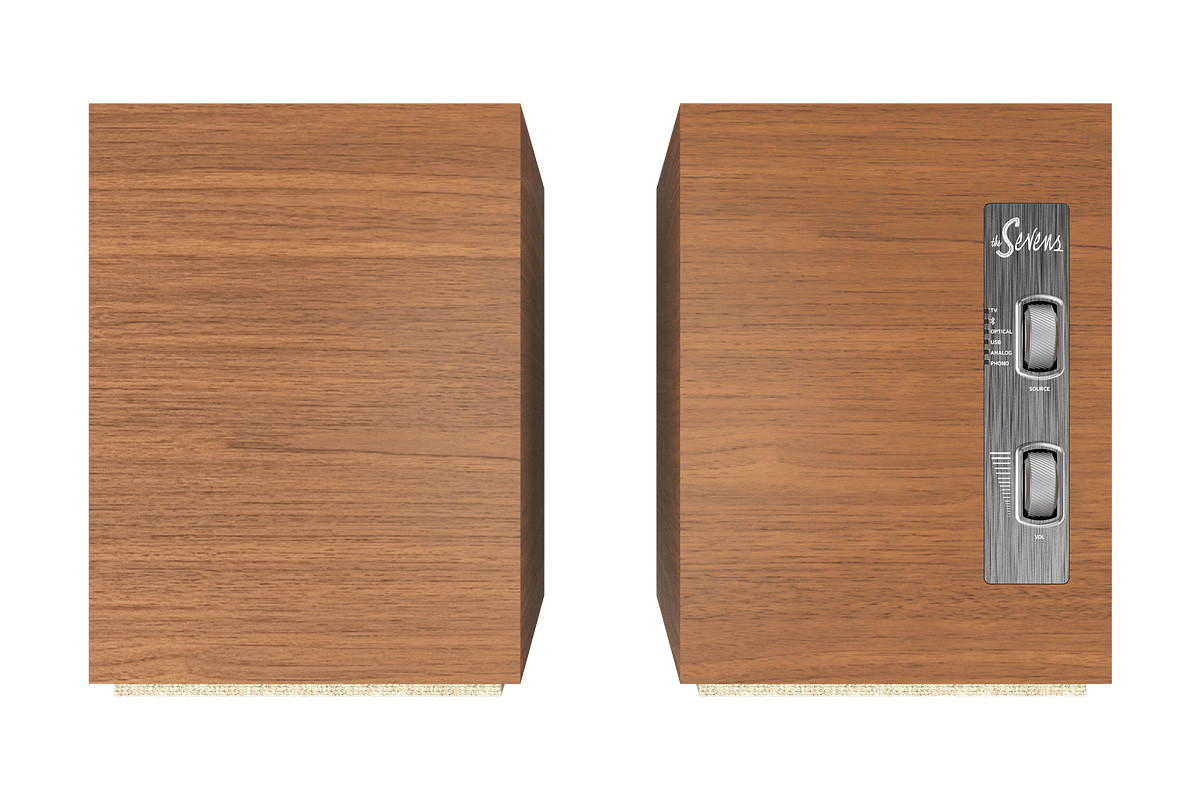 Klipsch The Sevens Walnut - kolumny aktywne Klipsch The Sevens Walnut - kolumny aktywne