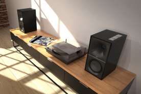 Klipsch The Sevens Walnut - kolumny aktywne Klipsch The Sevens Walnut - kolumny aktywne