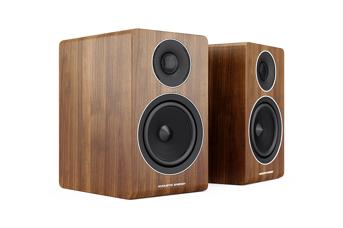 Acoustic Energy AE300 Walnut - kolumny podstawkowe