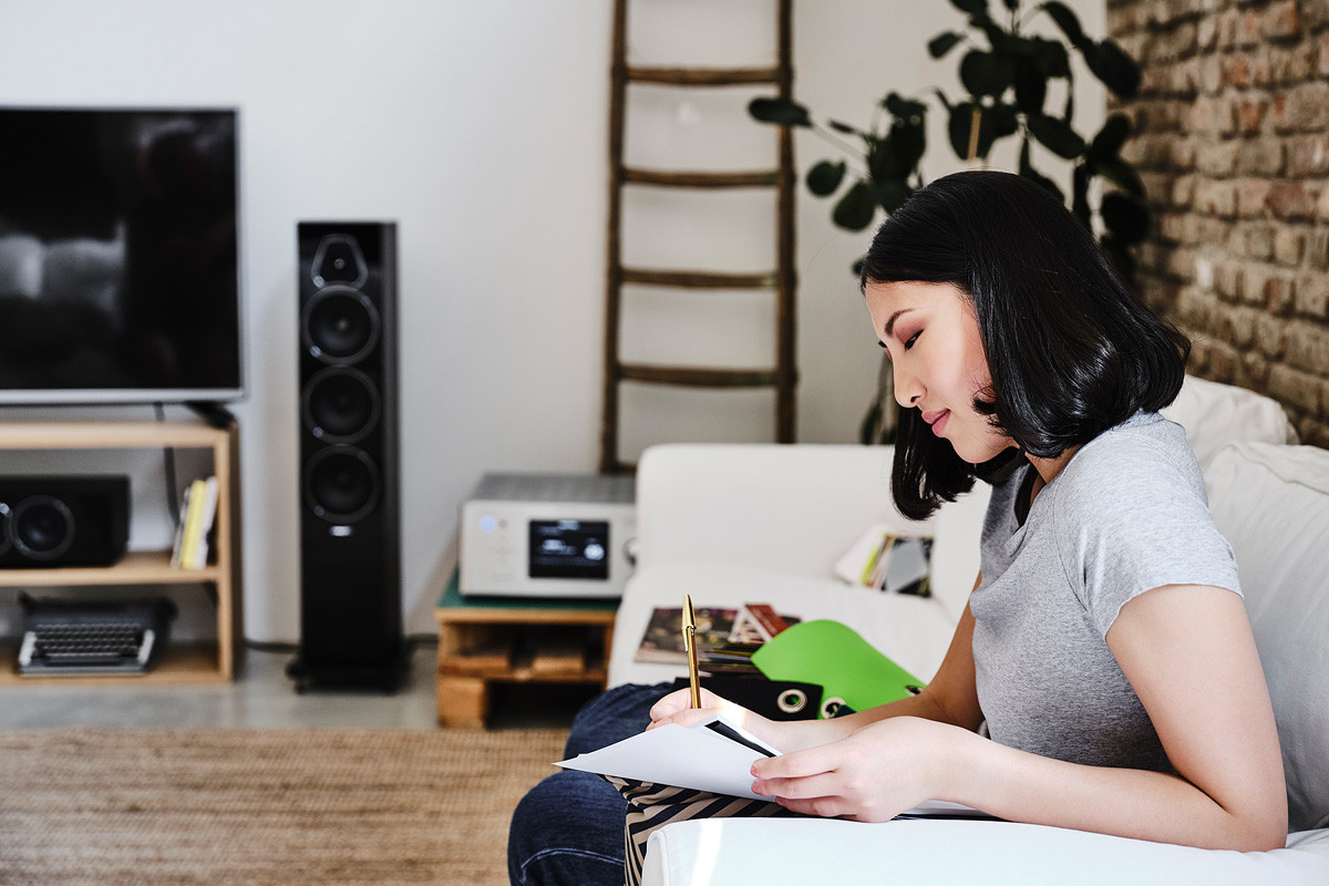 Sonus Faber Lumina V Black - kolumny podłogowe