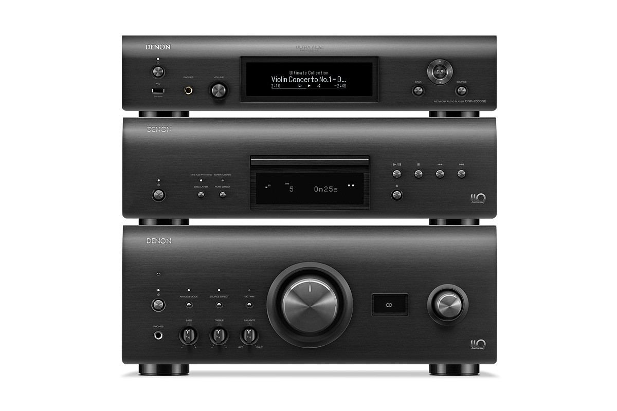 Denon PMA-A110 | DCD-A110 | DNP-2000NE Silver Graphite - zestaw stereo