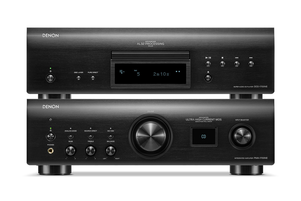 Denon PMA-1700NE | DCD-1700NE Black - zestaw stereo