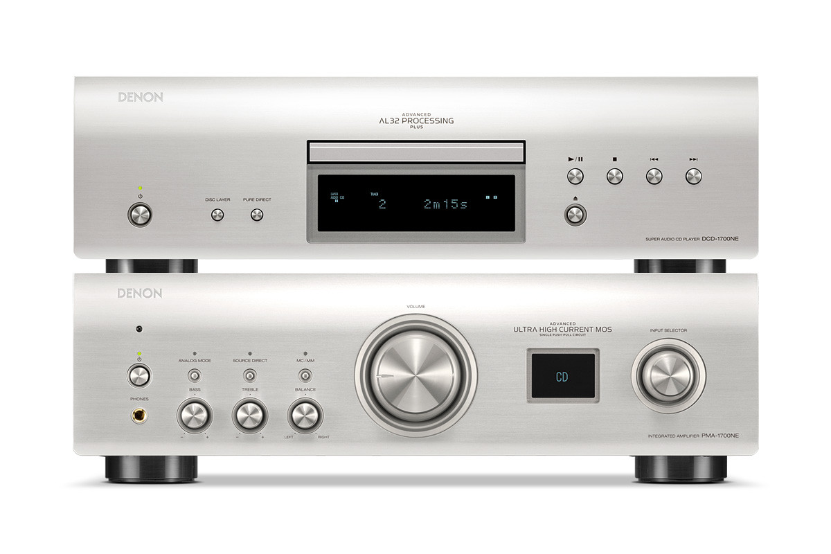 Denon PMA-1700NE | DCD-1700NE Premium Silver - zestaw stereo