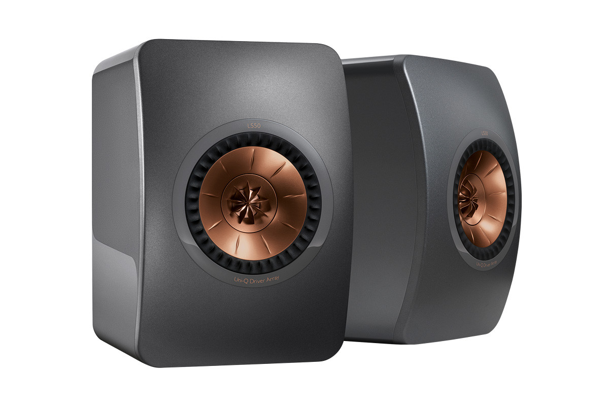 KEF LS50 Dark Titanium - kolumny podstawkowe