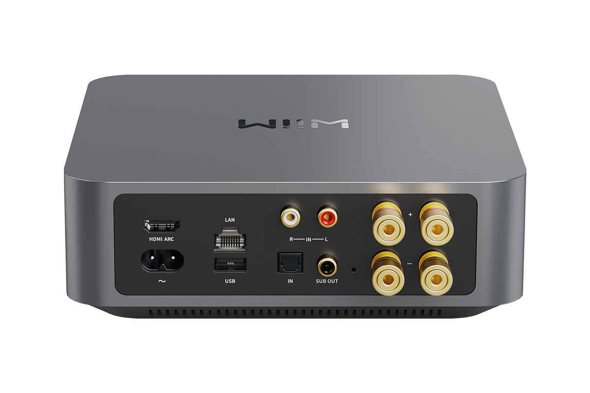 WiiM Amp Dark Grey - system audio typu "all-in-one"