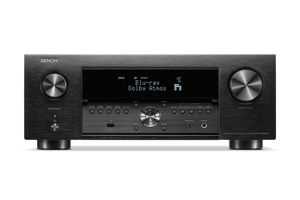 Denon AVC-X4800H Black - amplituner wielokanałowy Denon AVC-X4800H Black - amplituner wielokanałowy