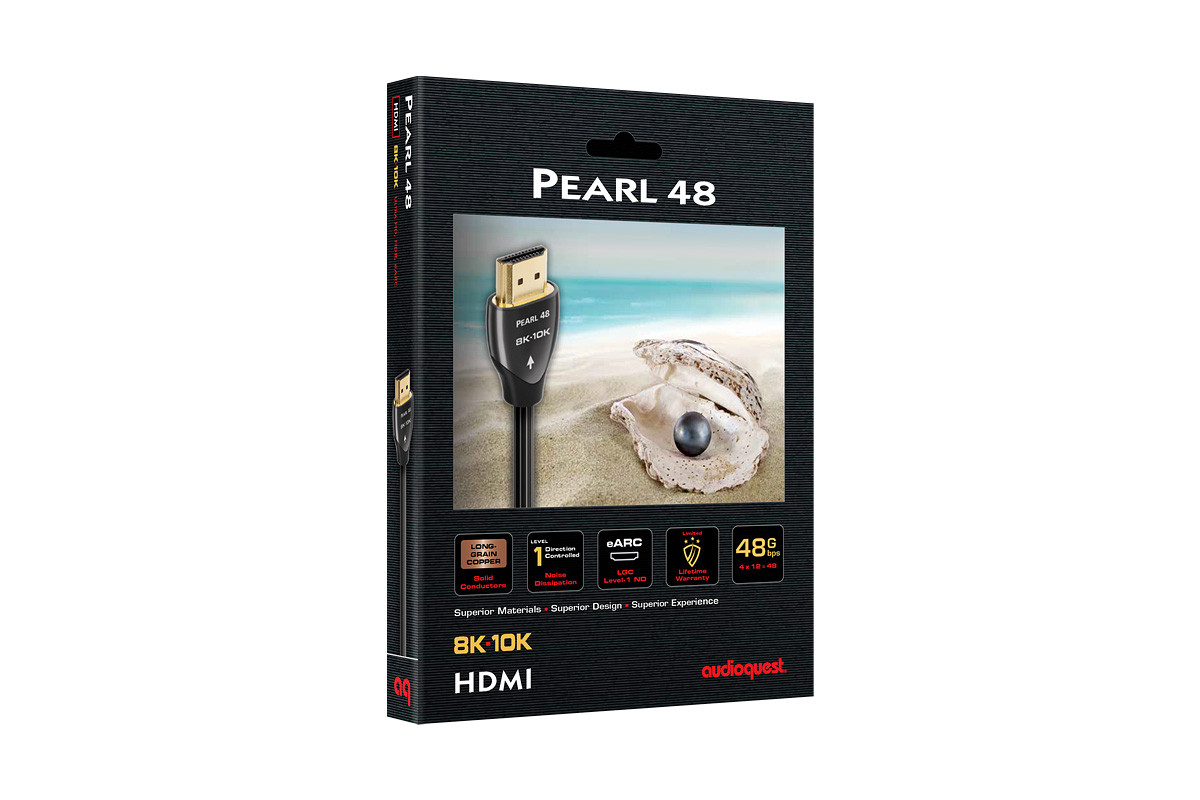 Audioquest Pearl 48G HDMI - przewód HDMI/HDMI o długości 0,6 m Audioquest Pearl 48G HDMI - przewód HDMI/HDMI o długości 0,6 m