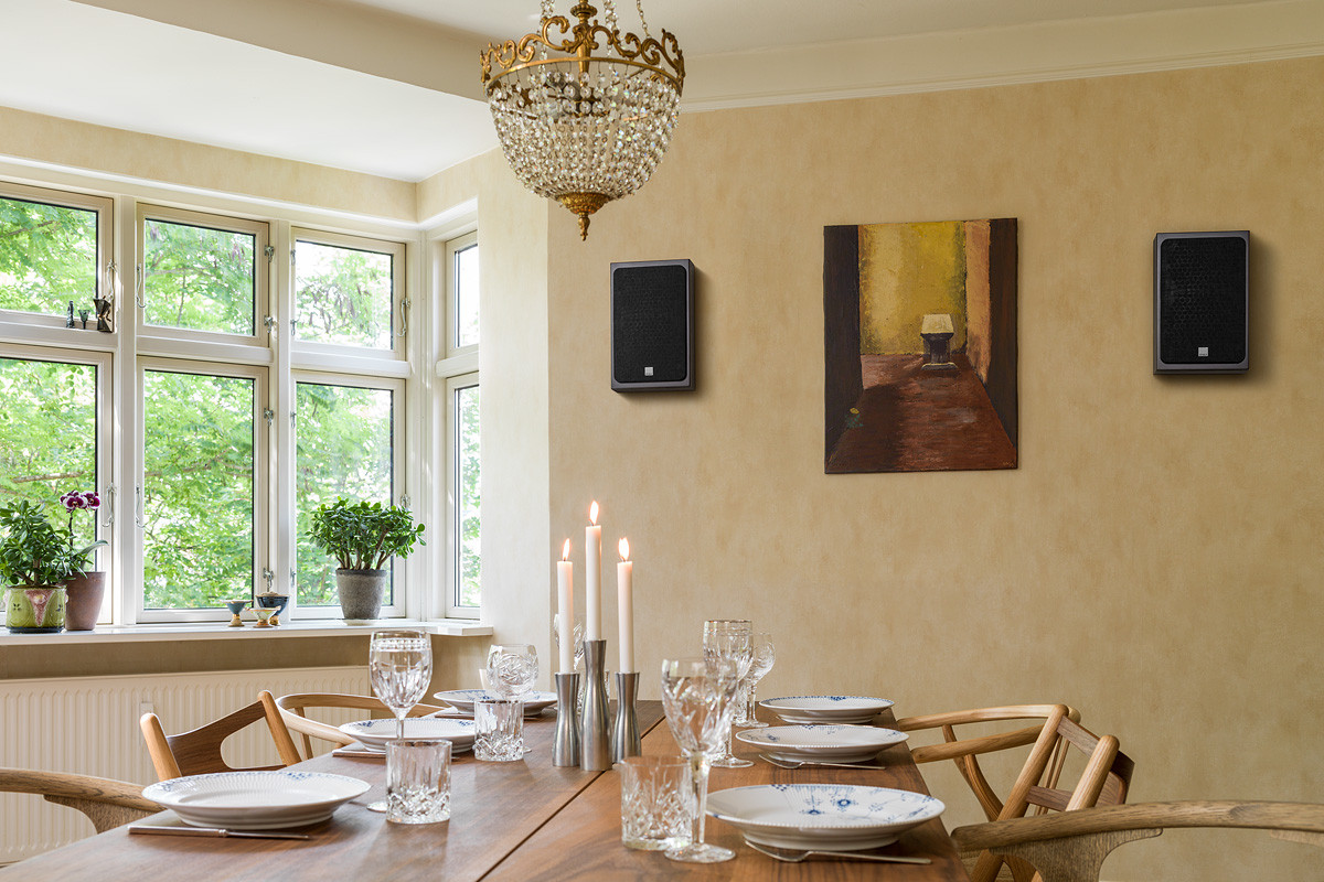 Dali Oberon On-Wall Black Ash - kolumny ścienne