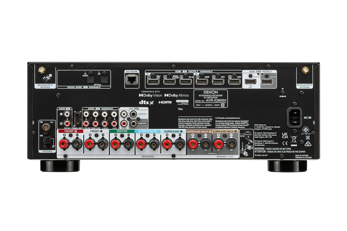 Denon AVR-X2800H - amplituner wielokanałowy Denon AVR-X2800H - amplituner wielokanałowy