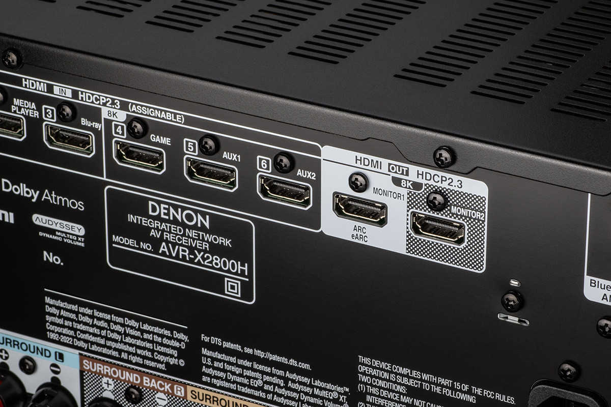 Denon AVR-X2800H - amplituner wielokanałowy Denon AVR-X2800H - amplituner wielokanałowy